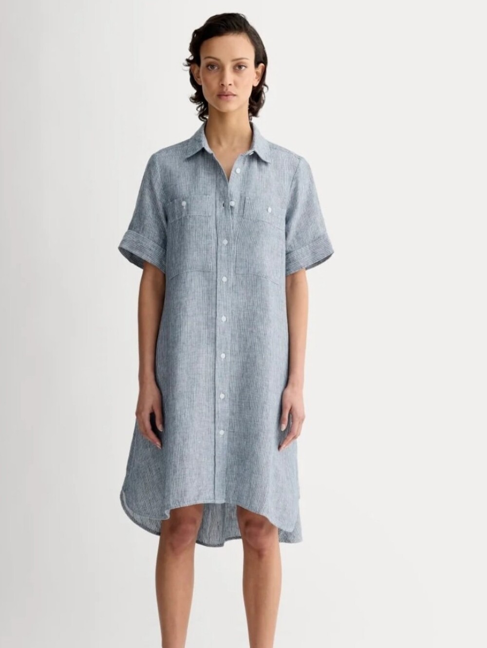 EVERLANE 100% European Flax Linen Daytripper Dress
